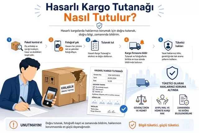 Hasarlı Kargo Tutanağı Nasıl Tutulur? (Tüketici Hakları ve Adımlar)