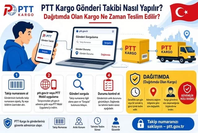 PTT Kargo Gönderi Takibi Nasıl Yapılır? Dağıtımda Olan Kargo Ne Zaman Teslim Edilir?